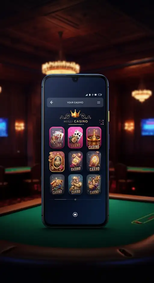 Interface de jeu du Millionz Casino montrant un large choix de machines à sous et de jeux de table, avec un bonus de bienvenue mis en avant pour les nouveaux joueurs.